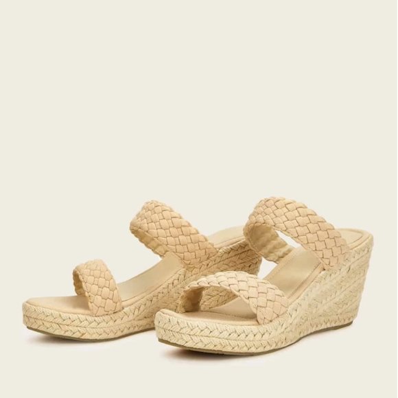 Brand New Beige Wedges - Picture 2 of 3